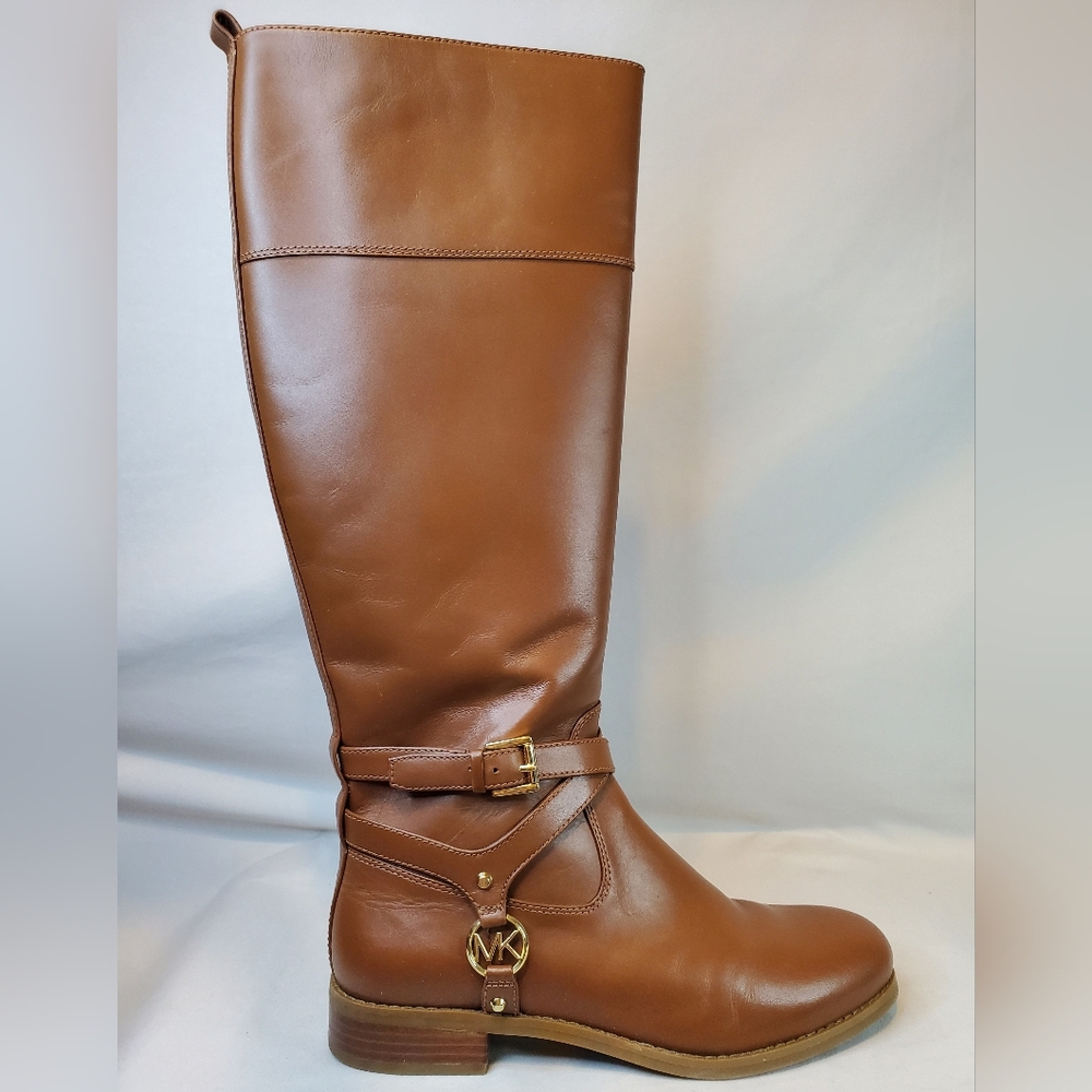 Michael Kors Tan Over the Knee Boots